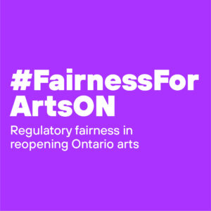 #FairnessForArtsON